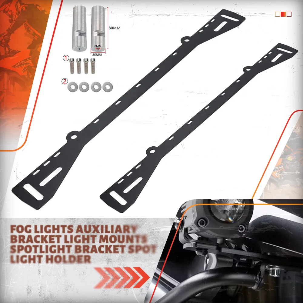 

Для BMW R1250GS 2019-2023 ​ 2022 R1200GS 2013-2019 Противотуманные фары Вспомогательный кронштейн Крепления для фар Кронштейн для прожектора Держатель точечного светильника