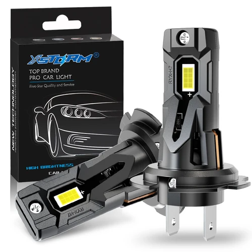 XSTORM H7 luces Led para coche 30000LM LED H7 faro Canbus lámpara automática 120W 7035 CSP faro con ventilador Turbo 6000K luz frontal