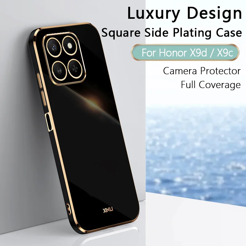 حافظة لهاتف Honor X9d X9c X8c X6c X70 X70i X60 رفيعة للغاية سطح لامع بسيط ناعم من البولي يوريثان غطاء حماية للكاميرا الخلفية #1