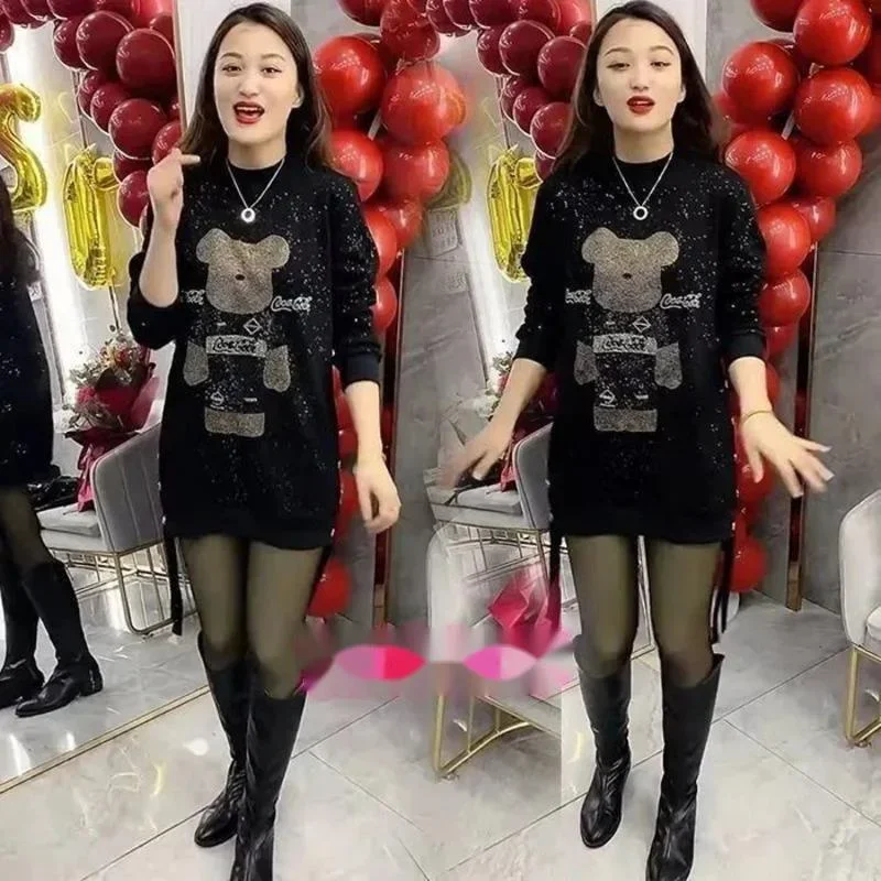 أغطية نسائية فستان غير منتظم للمعدة للربيع والصيف بلوزات فضفاضة جديدة قميص متوسط الطول ملابس عصرية للنساء