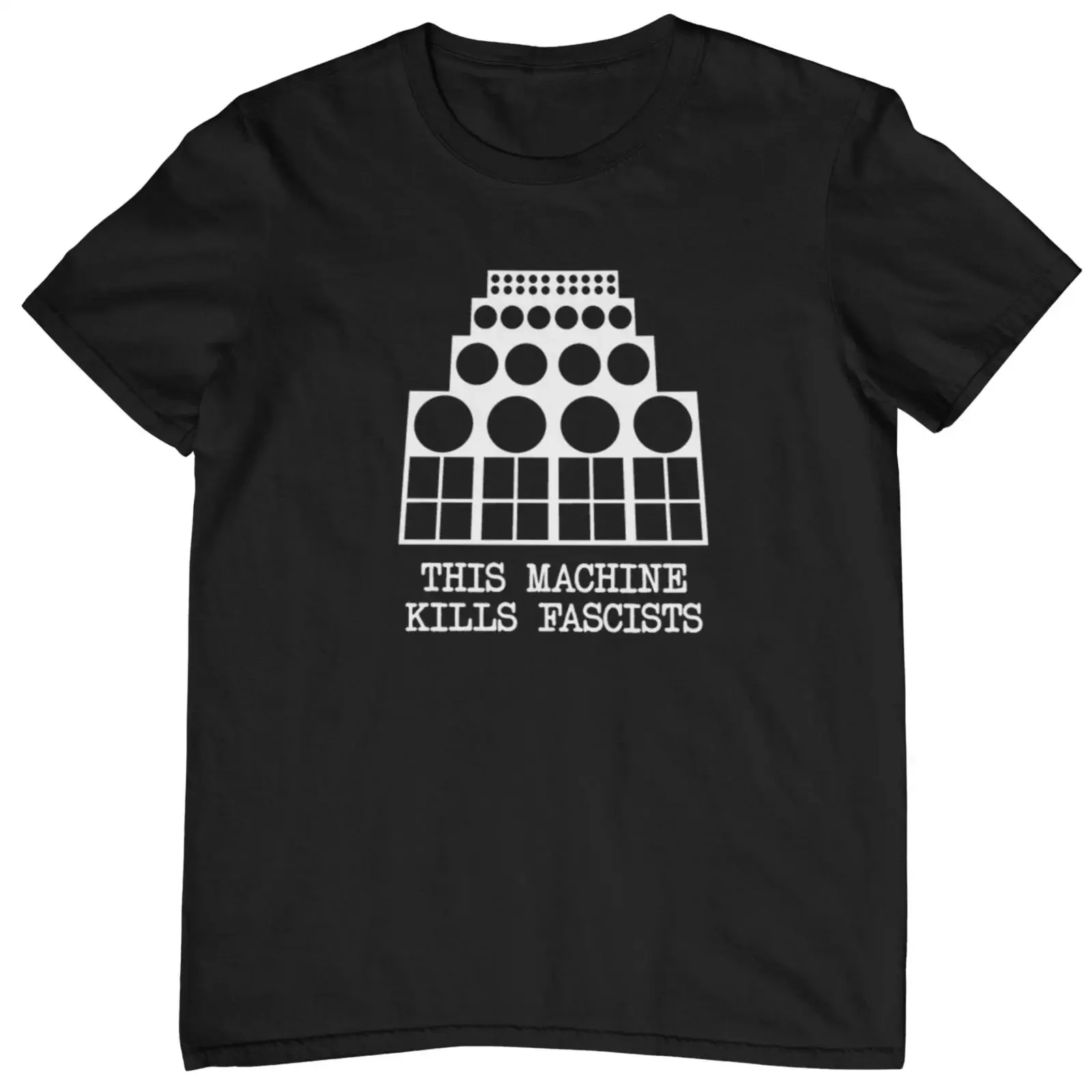 Sound System This Machine Kills Fascists T shirt vintage Washed Soft streetwear designer clothes Top For Everyday Wear