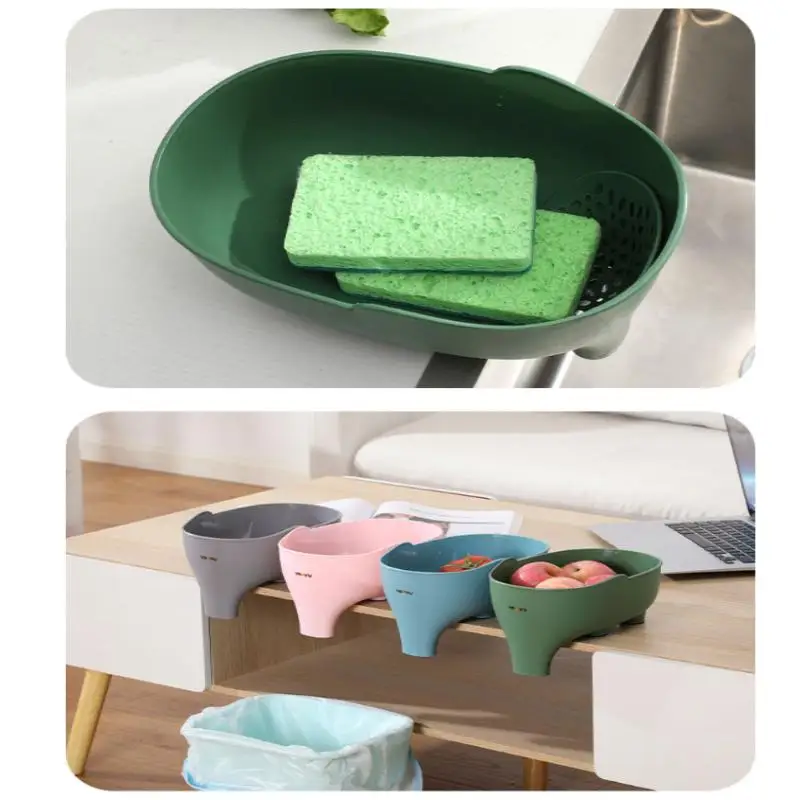 

1PC Kitchen Sink Filter Drainage Filter Basket Dry Wet Separation Garbage Filter Elephant Shaped Hanging Vegetable WashingBasket