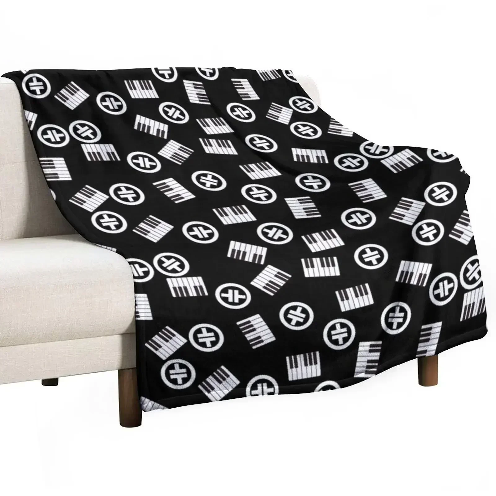 

Take That Pattern - Gary Barlow Inspired Throw Blanket Soft Solid Color Blanket for Couch Bed