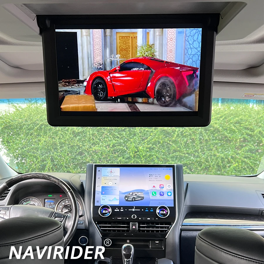 Android For Toyota Alphard 30 2015-2023 A30 Upgraded To Alphard 40 CarPlay Video 16.8inch All-new Car Radio Player GPS Stereo 4G