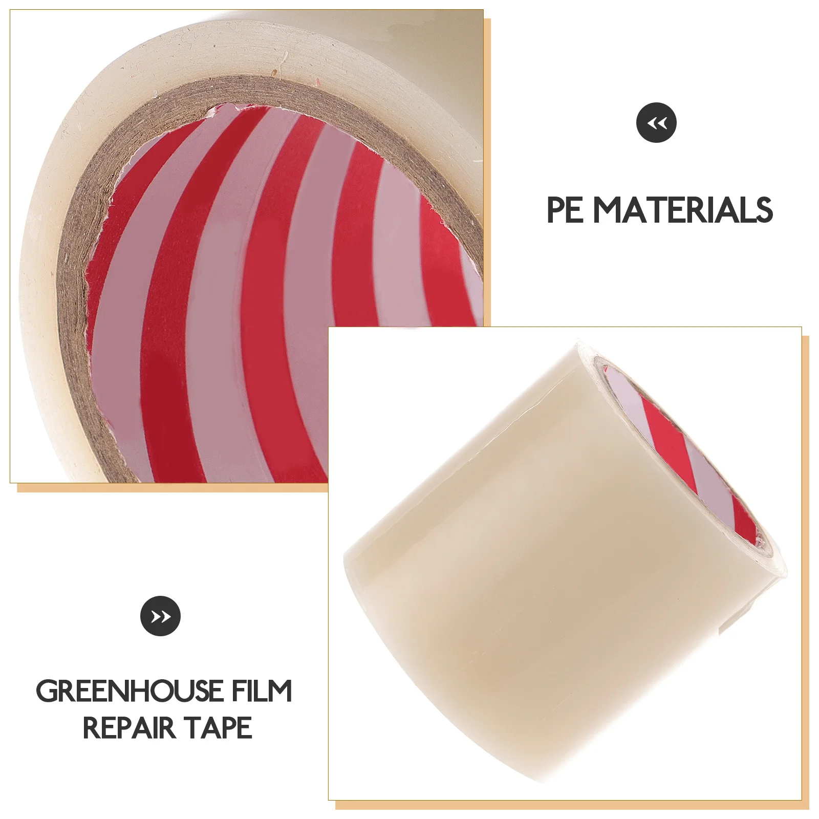 شريط إصلاح الدفيئة سميك مادة البولي ايثيلين مقاومة للحرارة واسعة طويلة غطاء فيلم الختم التصحيح شريط الدفيئة