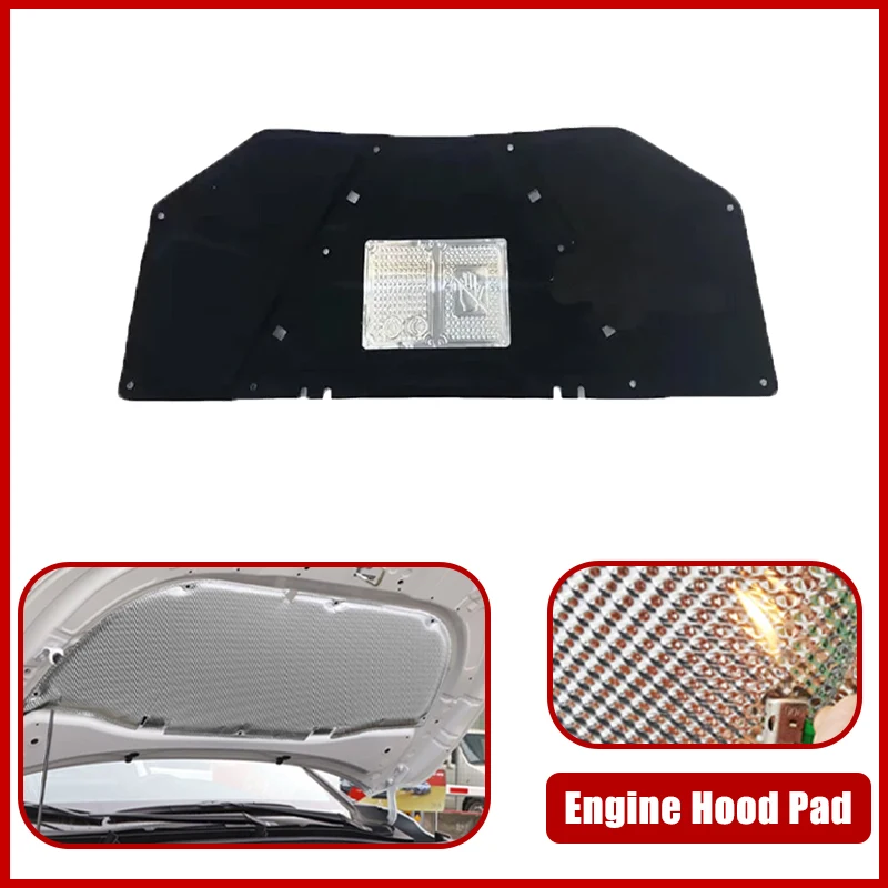 

For Hyundai Tucson LM 2010-2015 2011 2012 Front Car Engine Hood Pad Heat Insulation Cotton Fireproof Sound Liner Accessories