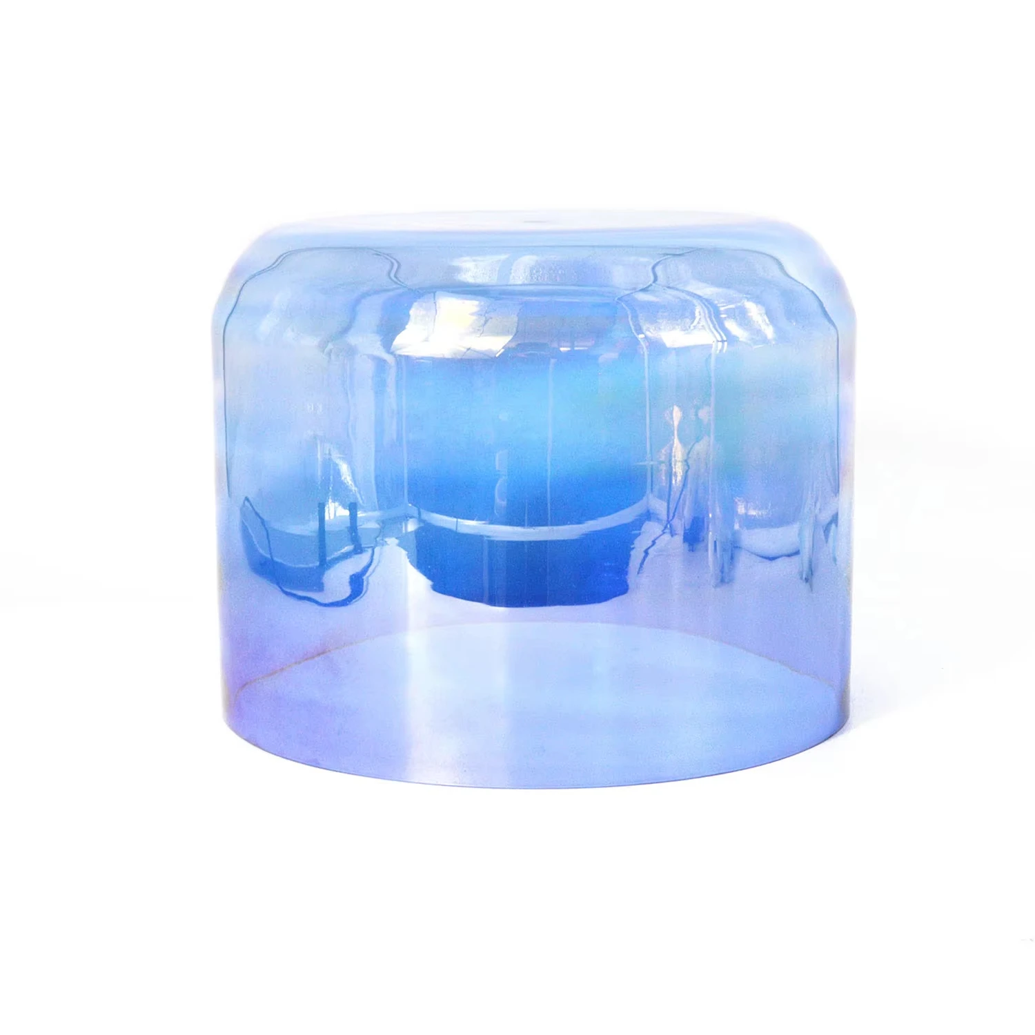 Amazing Aqua Blue Cosmic Quartz Bowl Set 440 & 432 Hz