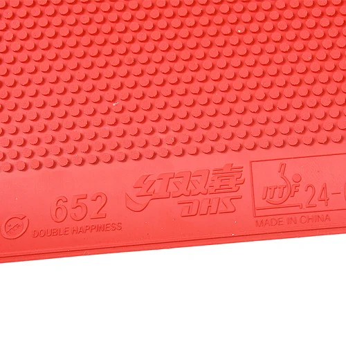 Imagen 2 del producto DHS 652 goma de tenis de mesa Original ataque rápido + bucle pips-out DHS esponja de ping pong