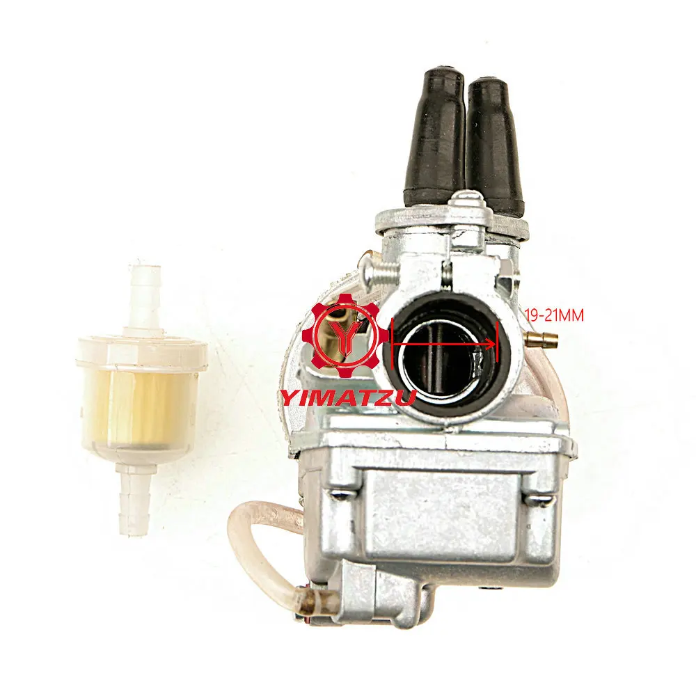 YIMATZU 2-Stroke Bicycle Engine carburetor Kit for F49CC 60CC 80CC Engine 19-21mm