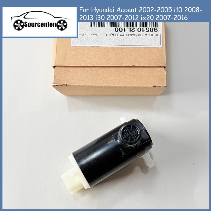 

98510-2L100 Windshield Washer Pump For Hyundai Accent 2002-2005 i10 2008-2013 i30 2007-2012 ix20 2007-2016 98510-2C100