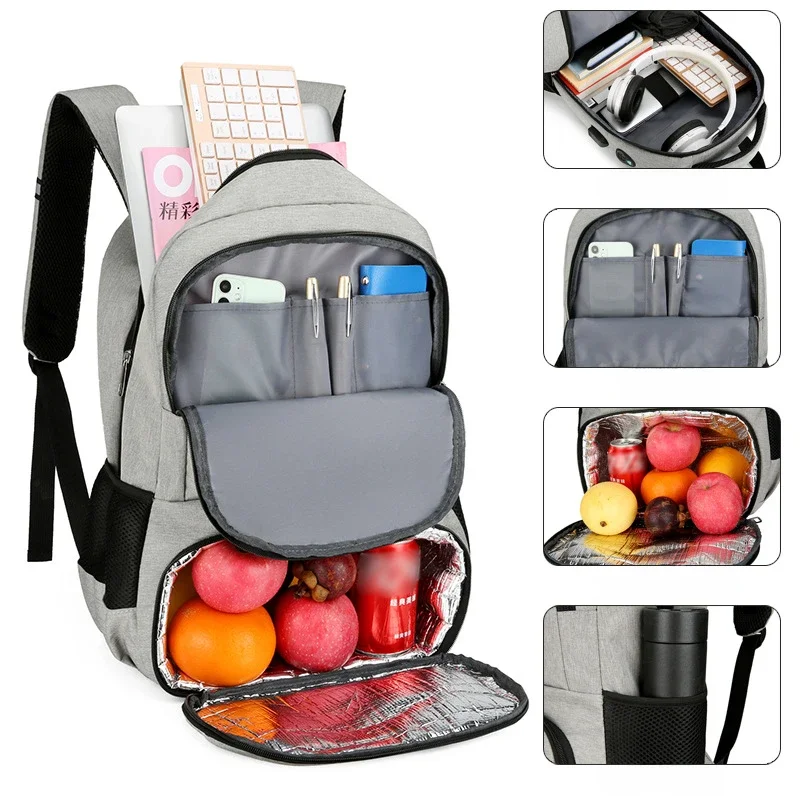 

Outdoor Picnic Insulation Backpack Multifunctional PicnicTakeaway Meal Delivery Storage Bag Shoulder Cooler Bag Red Wine Ice Bag