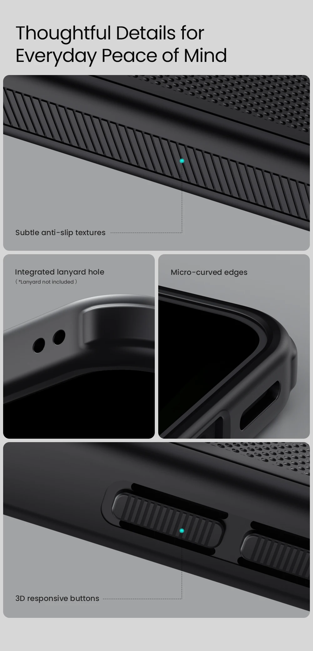 NILLKIN Schutzhülle für Poco F9 Ultra, passgenau, mit Magnetfunktion, hochwertige, matte PC-Hülle für Poco F9 Ultra. – Detail 12