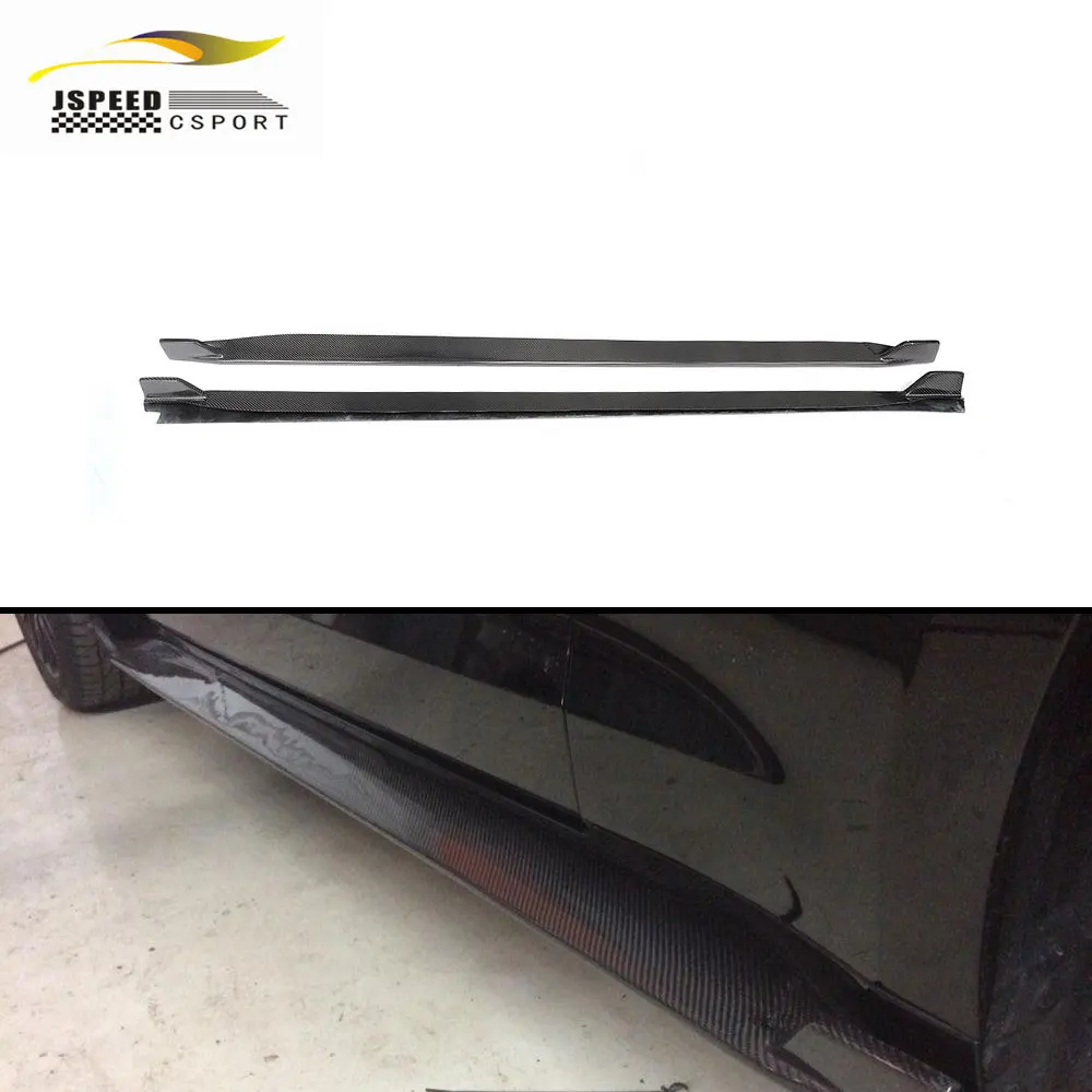 

Suitable for The carbon fiber side skirt extension is suitable Suitable for the Ford Mustang GT sports car