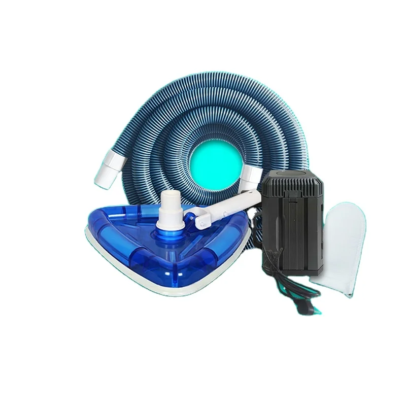 Smart Pool Cleaner Double Brushes Cordless Remote Control Handheld Swimming