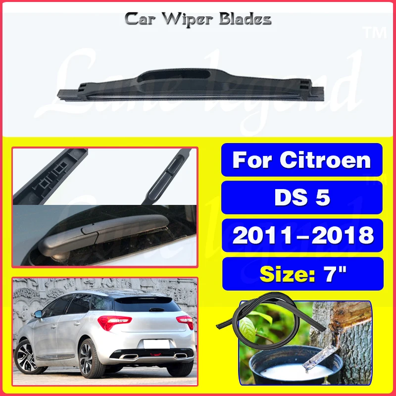 

7" Rear Windshield Windscreen Washer Wiper Blade For Citroen DS 5 DS5 2011 - 2018 Car Accessories Accsesories 2012 2013 2014