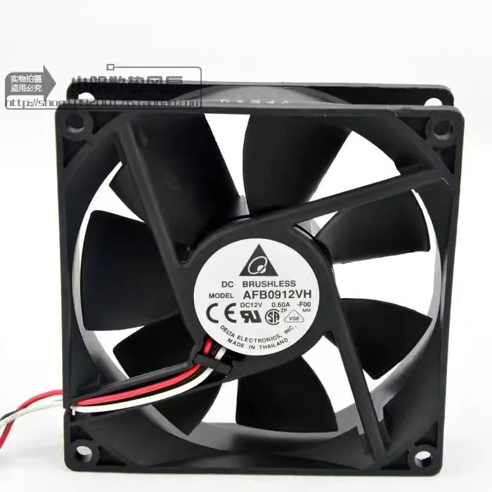 1pcs AFB0912VH 9cm 90mm 90*90*25MM 9225 DC 12V 0.60A 4-pin pwm computer cpu cooling fans