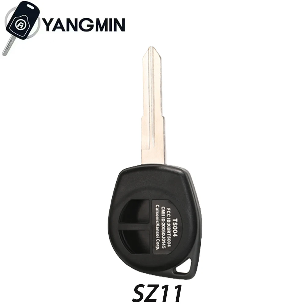 Cangkang Kunci YANGMIN untuk Suzuki Swift SX4 ALTO Vitara Grand Vitara Ignis JIMNY Splash Fob 433MHz /315Mhz ASK/FSK Chip ID46 Pad Mobil