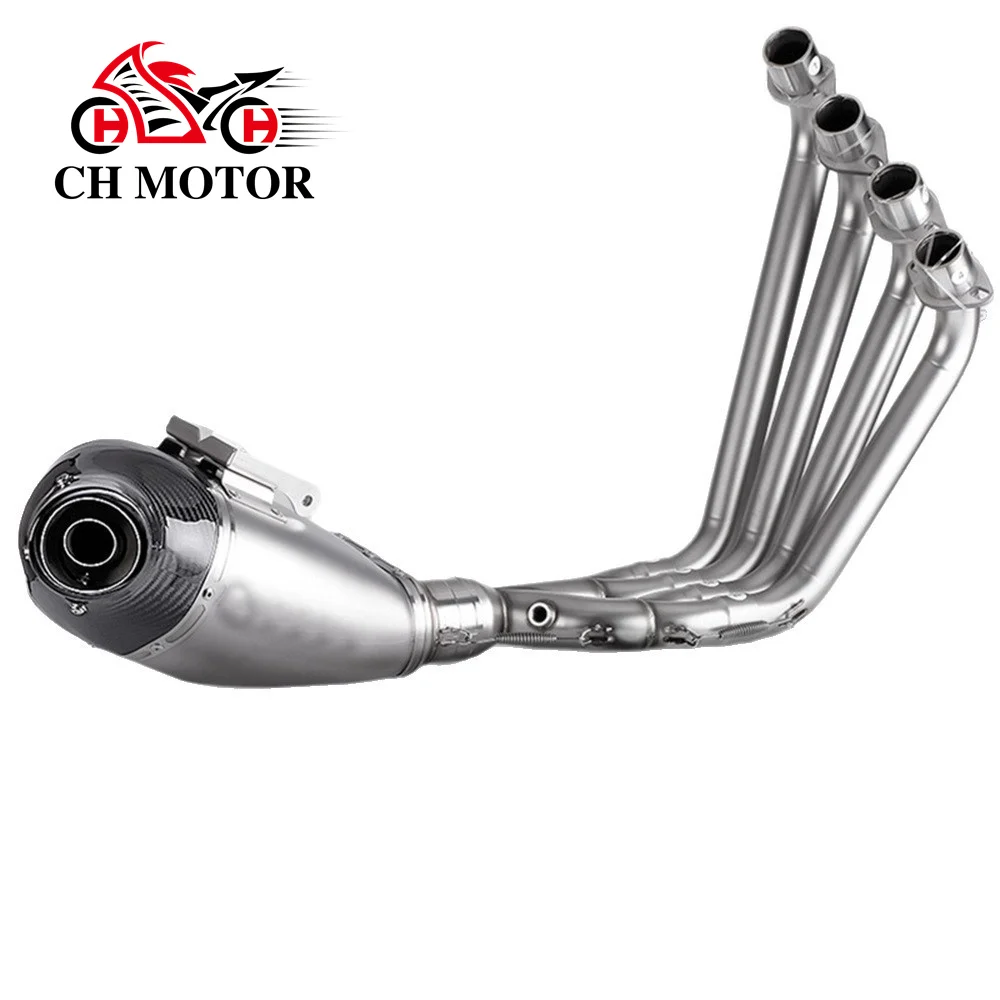 Full System For HONDA CB650R CBR650R CB CBR 650 CB650 CBR650 R 2019 - 2023 Motorcycle Exhaust Muffler Escape Front Mid Link Pipe