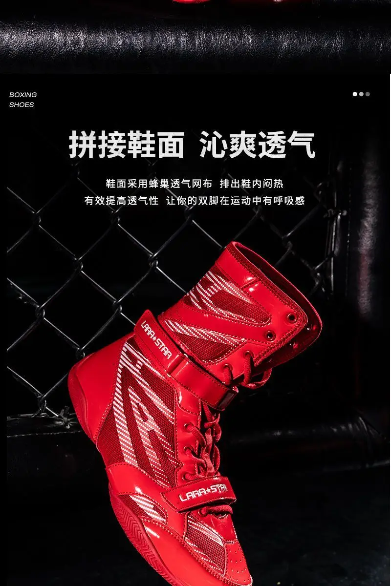 Designer sneakers Hot 2025 Summer Unisex Professional Breathable Wrestling Boots Boxing Shoes Abrasion Resistant Combat Shoes