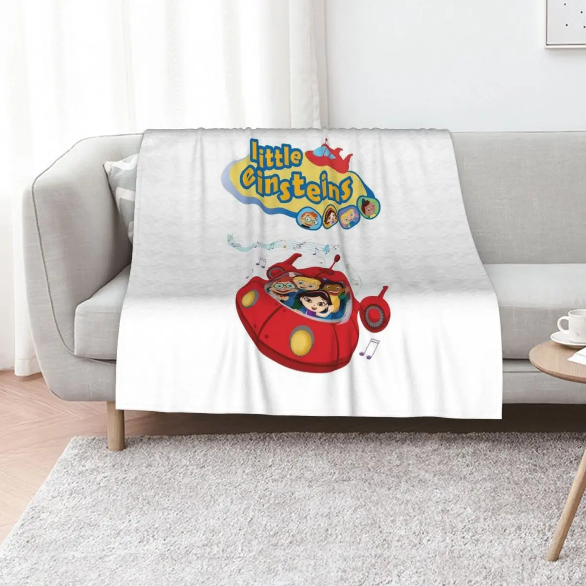 Funny Little Einsteins clothes little einsteins car Throw Blanket Flannel Giant Sofa Sofa Throw Decoratives Bed linens Blankets