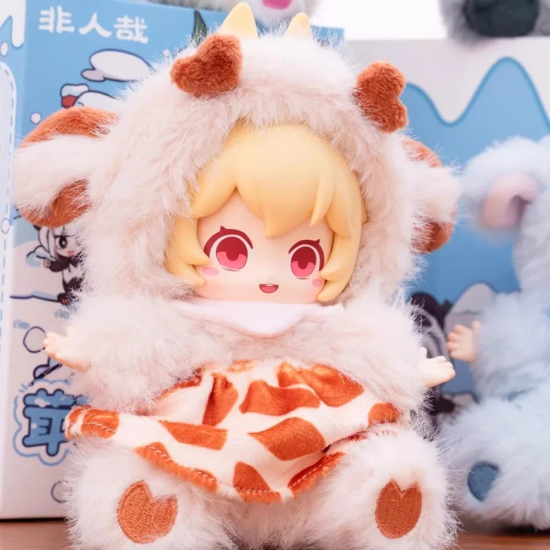 

new Juvenile Not Human Fluffy Winter Series Blind Box Trendy Play Decoration Desktop Ornament Doll keychain Holiday Gift