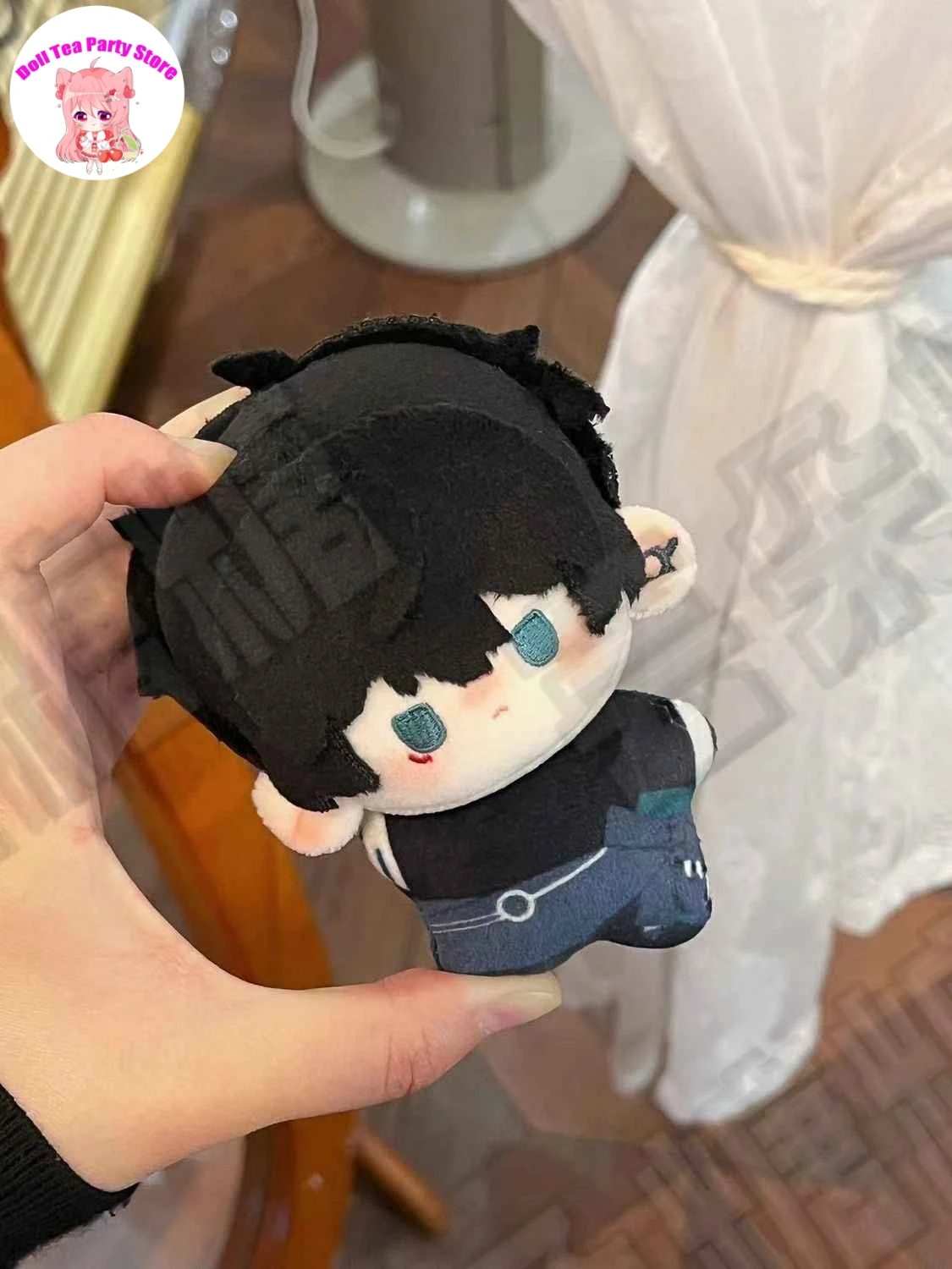 10cm anime dan heng honkai: star rail adorável boneca de pelúcia impresso estrela do mar corpo pingente cosplay chaveiro brinquedos presente do feriado