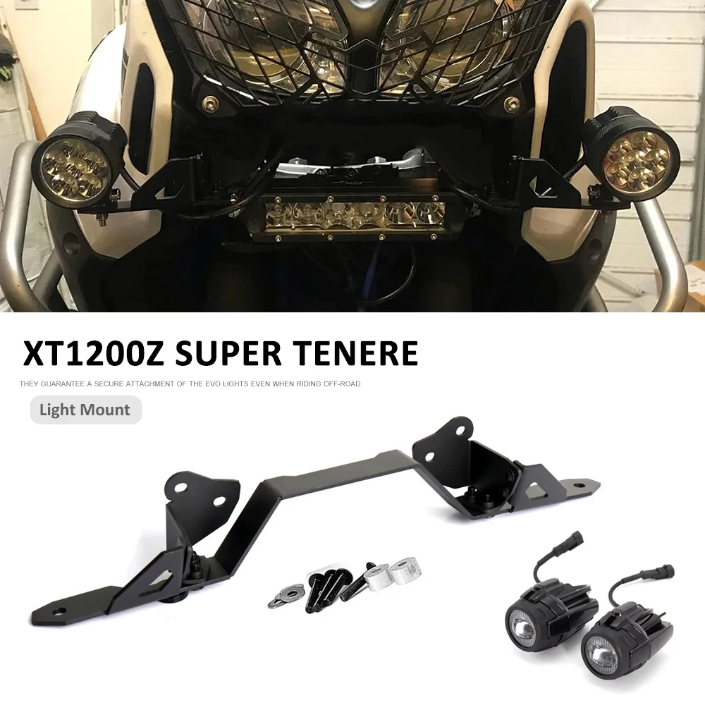 لياماها XTZ 200 XT1200Z سوبر تينيري 2014-2019 2018 دراجة نارية الملحقات LED أضواء الضباب مساعد ضوء جبل الجمعية