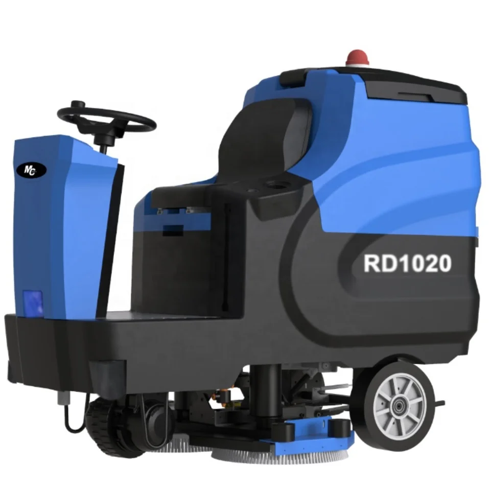 

Professional Floor Scrubber Machine Ride on Commercial Floor Scrubber Dual-brush Ceramic Tile Cleaning Machines