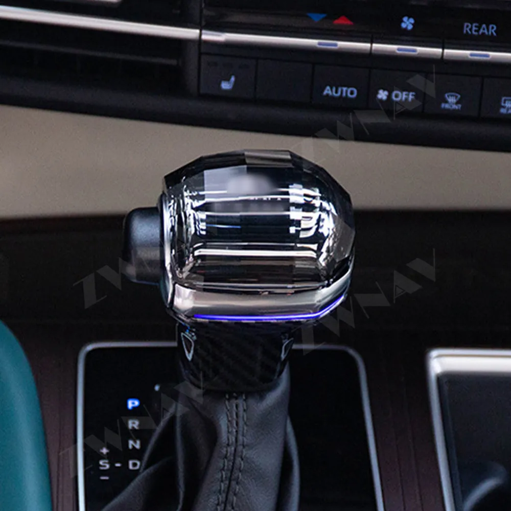 ZWNAV car gearbox crystal handles gear shift knob glow lever stick head  For Toyota Sienna 2020 2021 2022 car crystal handles