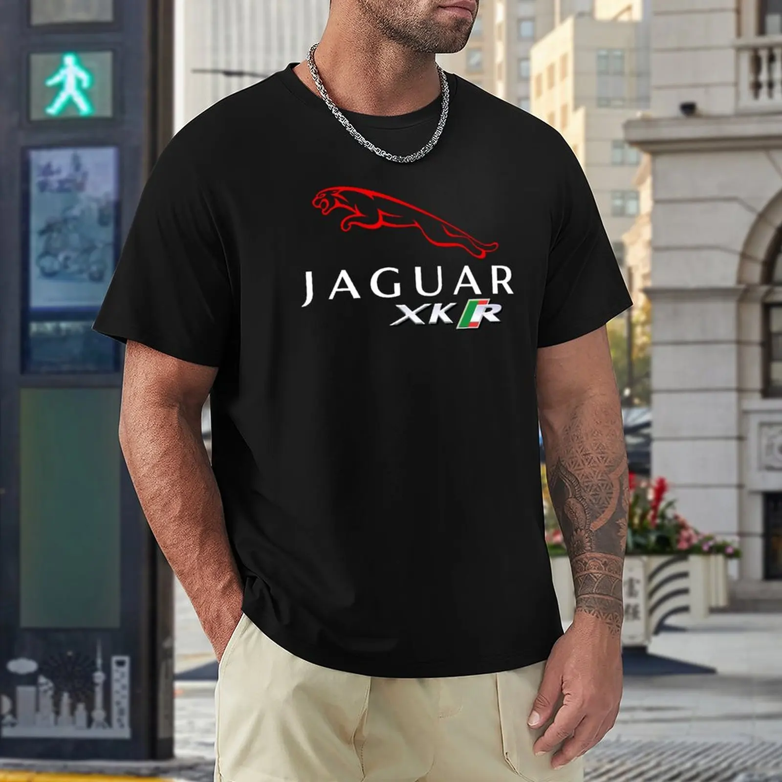 Jaguarr XKR Sport Car T-Shirt summer clothes man clothes heavyweight t shirts t shirt for men