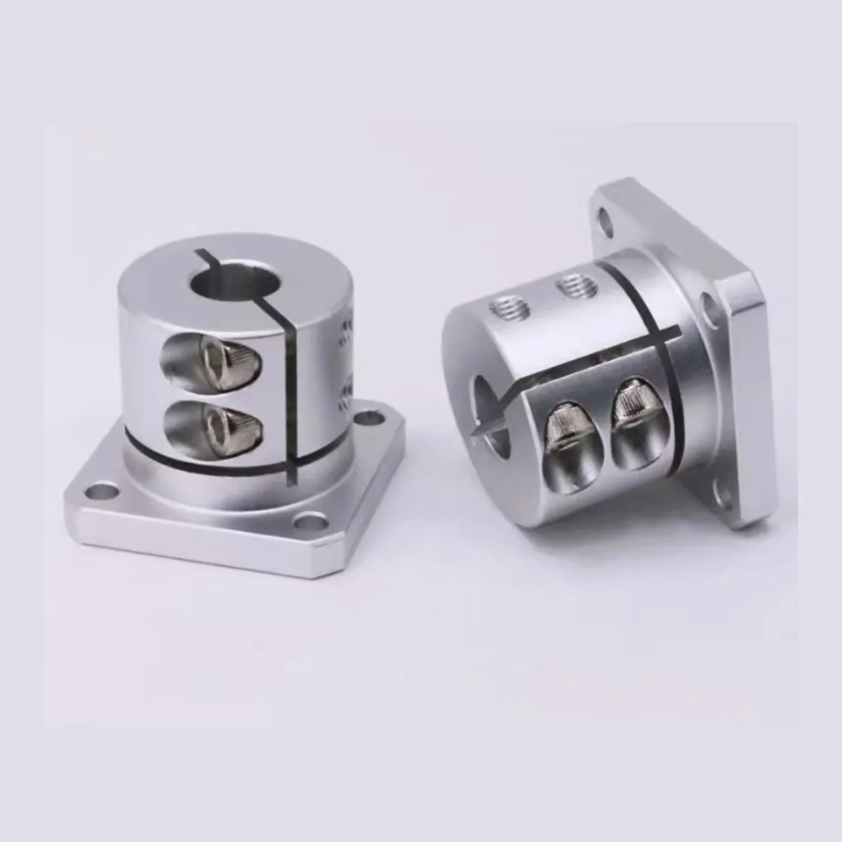 Guide Shaft Support Flange Opening Bearing Optical Axis Support Fixed Seat
