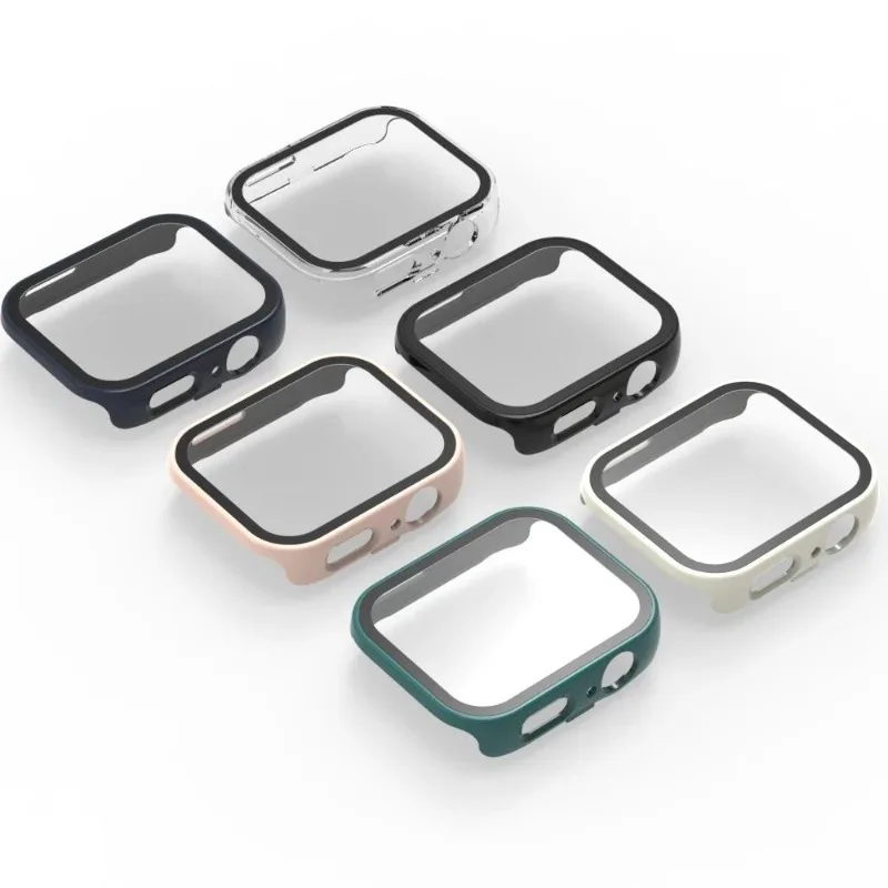 PC-Gehäuse mit gehärtetem Glas-Displayschutz für Huawei Watch Fit3/4/4 Pro/5, kratzfeste Vollschutz-Schutzhülle Zubehör