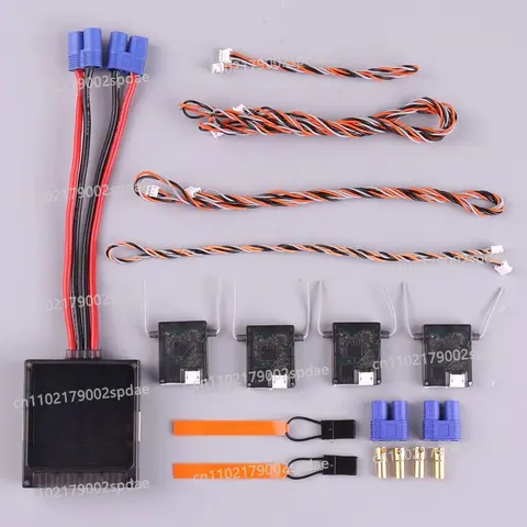 12-Channel  Receiver | with 4 Remote Satellites | for DSM2 RC Models