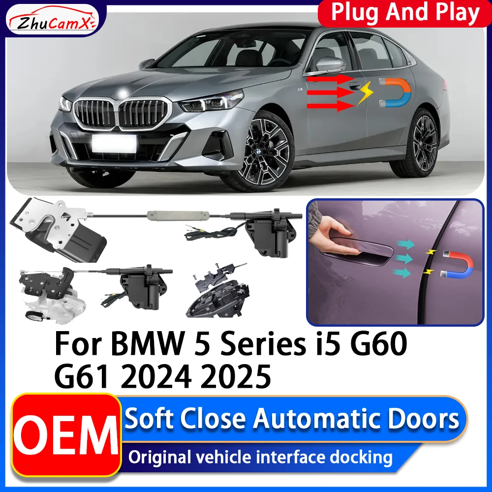 

ZhuCamX OEM Electric Suction Power Soft Close Car Door Automatic Door Closing System For BMW 5 Series i5 G60 G61 2024 2025