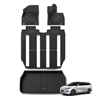 RHD for Xpeng X9 2024 2025 Right Hand Drive Car Floor Mats Cargo Liner Trunk Pad TPE 3D Foot Mat Accessories BLACK