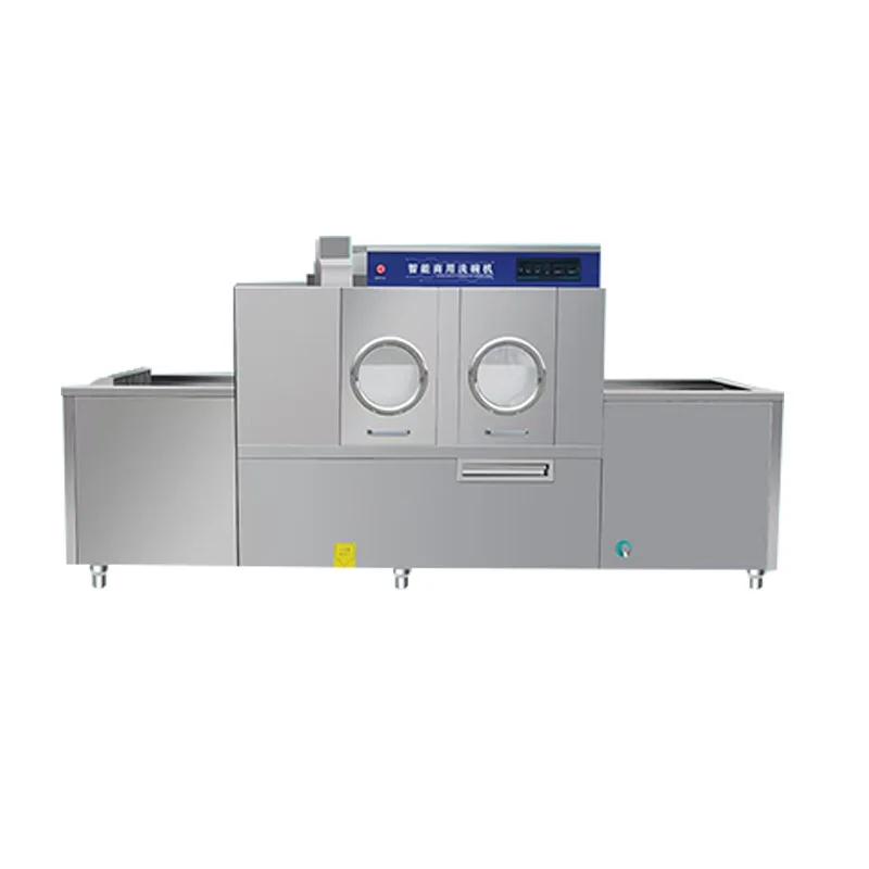 Long-dragon dishwasher Automatic large school canteen unit dining room cleaning Drying disinfection Dishwasher commercial