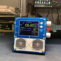 LNA 5.0 Version TEF6686 PLUS  Full Band FM/MW/Short Wave HF/LW Radio Receiver with 5000MAH Battery Speaker Antenna