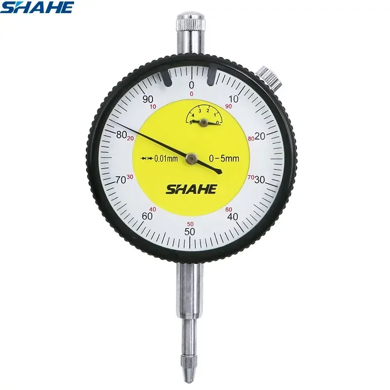 

Shahe 0-5 mm Precision Tool 0.01mm Dial Indicator Gauge Dial Indicator Accuracy Industrial/Home Use Portable Measuring Tool