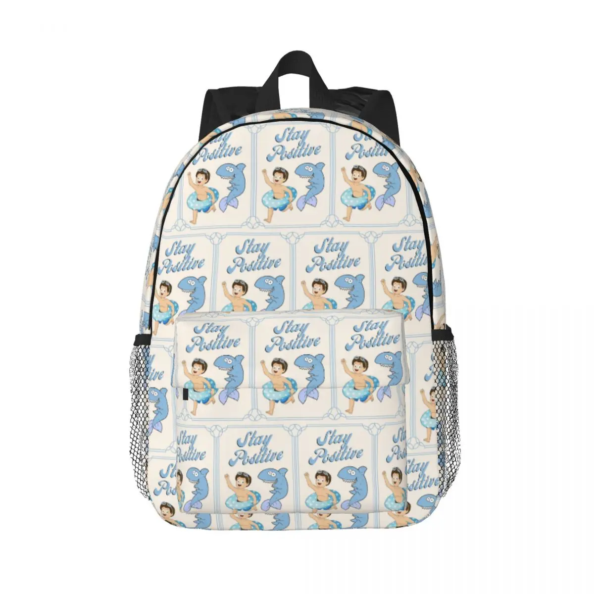 

Рюкзак Stay Positive Shark, Лидер продаж, рюкзак большой емкости для мальчиков и девочек, сумка для книг, сумки на плечо для мужчин, женщин, детей, школьная сумка