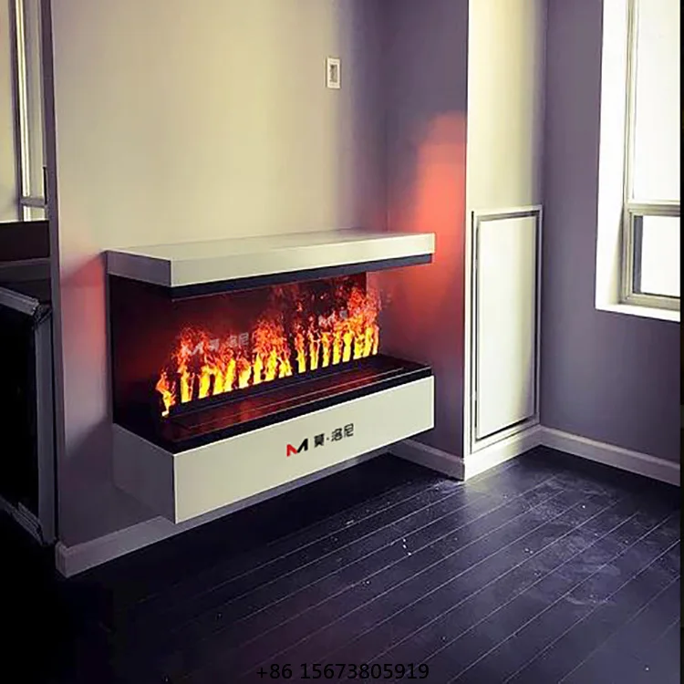 100 In Embedded Environmental Protection Type Intelligent Home Decorators Water Vapor Electric Fireplace With Remote Control