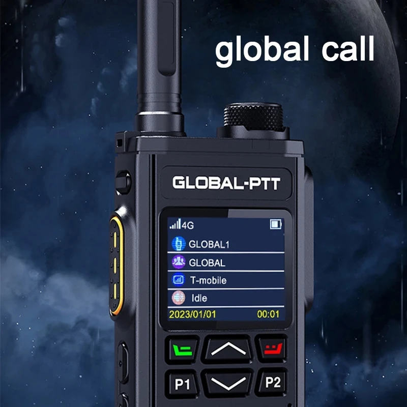 Walkie talkie portátil G7, 2 peças, 4g, de longo alcance, profissional, comunicação, amador, rádio bidirecional, presunto, rede pública, global, poc