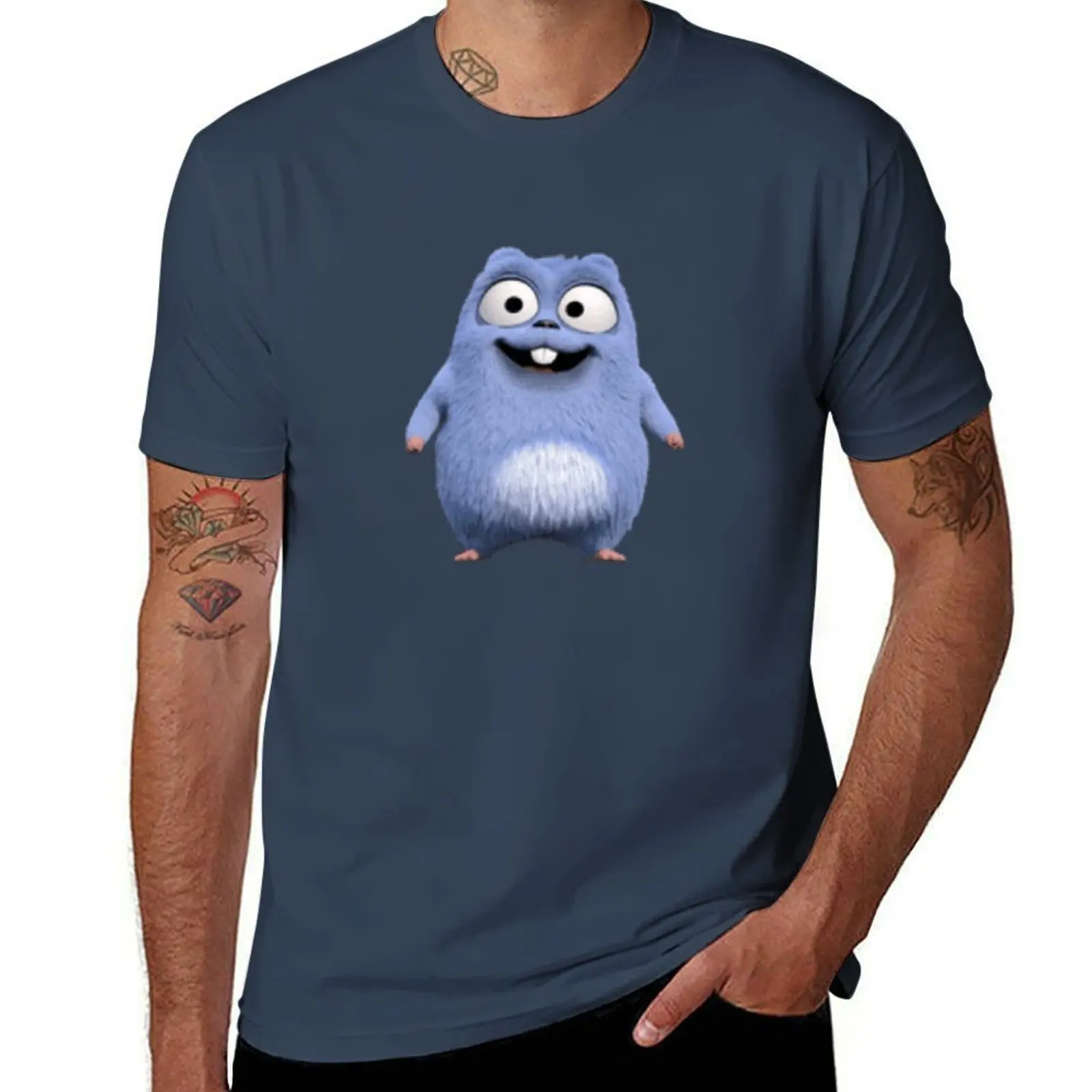 

Lemmings Grizzy Happy Tabodi and T-Shirt Gym Exercise Short Sleeve T-Shirt
