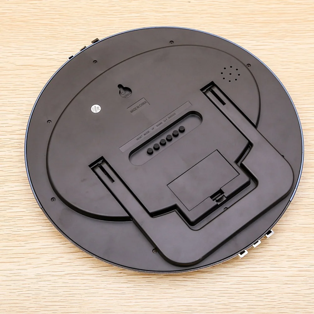 

Led Extra Large Display Digital Wall Clock Desk Alarm Clock With Temperature Humidity Monitor For Home Office Black