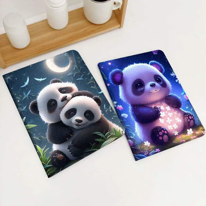 

Cartoon Cute Luminous Panda Gift For Xiaomi Redmi Mi Poco Pad 2 5 6s 7 7s Ultra Pro Max 14 12.4 12.1 inch Soft Tablet Case