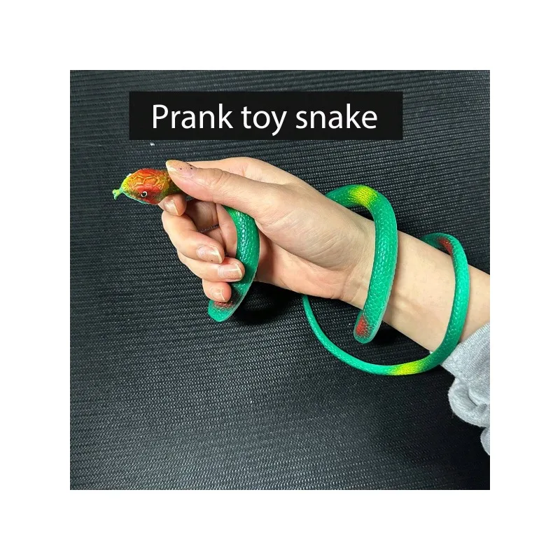 1pc, Soft Rubber Simulation Snake Toy Tricky Toys For Boys And Girls Toys Gifts 80cm/31.49inch