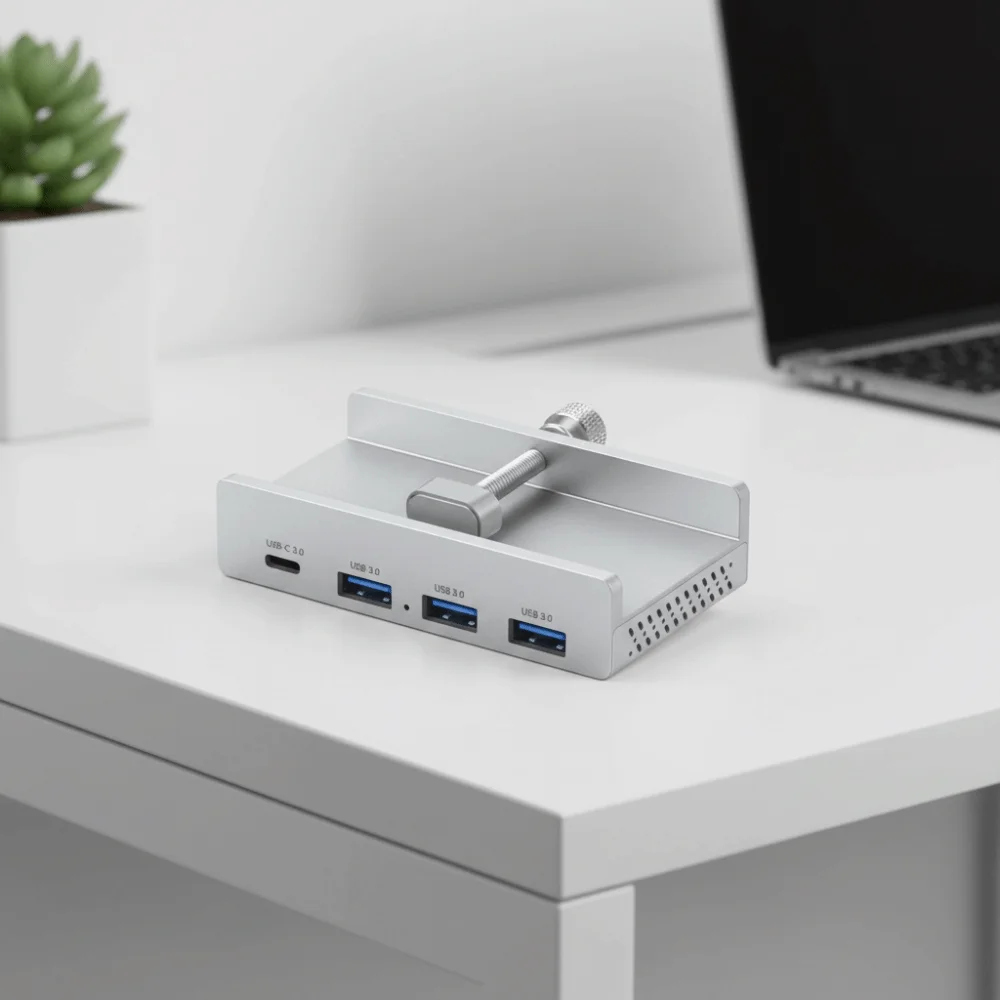 Multi Port USB3.2/3.0/2.0 USB HUB Clamp Power Supply 5Gbps High Speed HUB Universal External USB Splitter Adapter Desktop PC