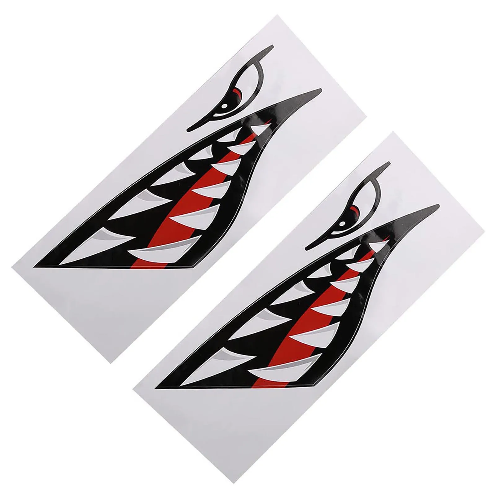 Waterproof DIY Funny Shark Teeth Mouth Sticker Decal Car Kayak Boat Truck Decoration Shark Teeth Mouth Sticker view 5