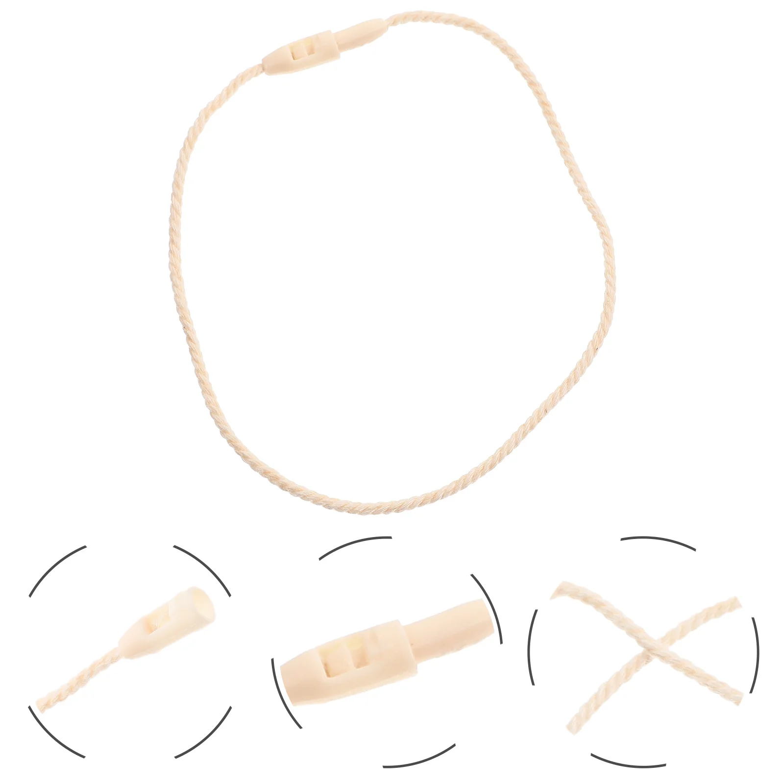 

200pcs Tag Lanyard Clothing Rope Fasteners for Hanger Garment Label Strings Clothes Tags Tags String For Clothes Ropes