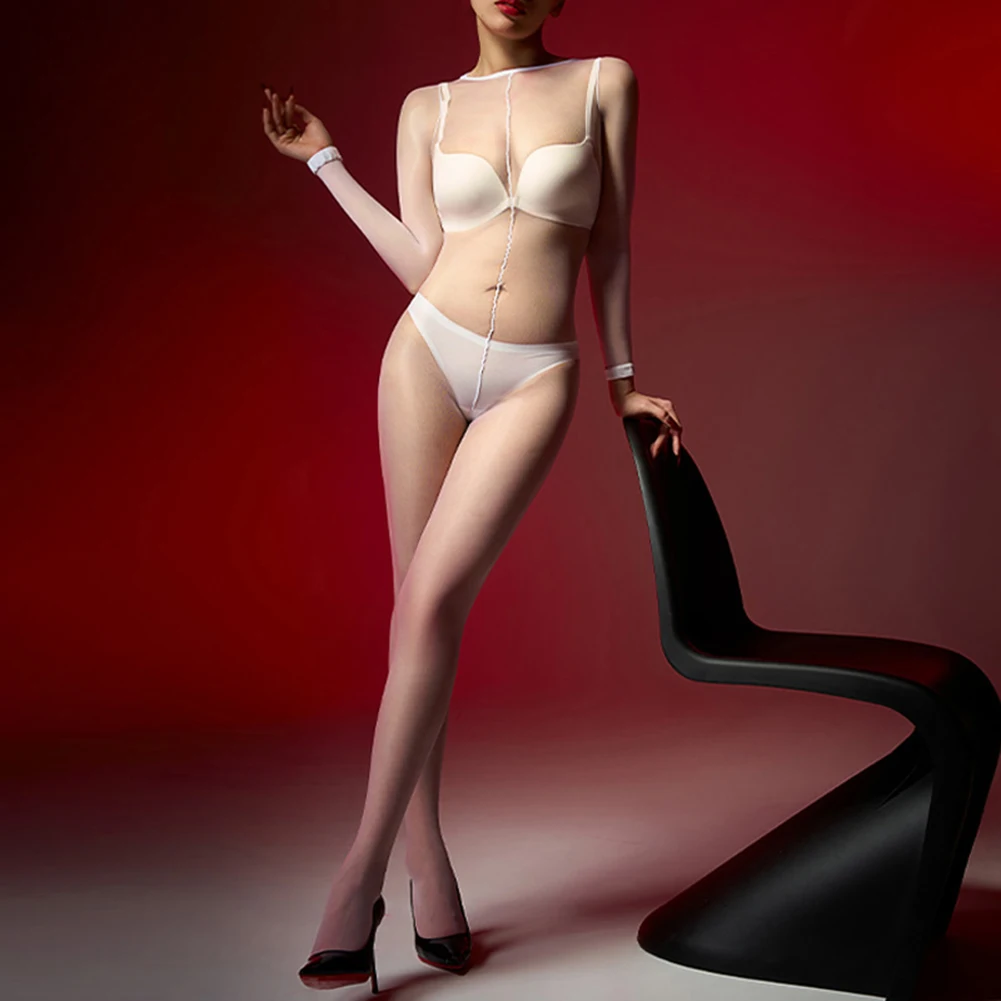 Frauen Neue Sexy Dessous Ultra-dünne Glänzende Transparente Sexy Body frauen Intime Unterwäsche Erotische Bodycon