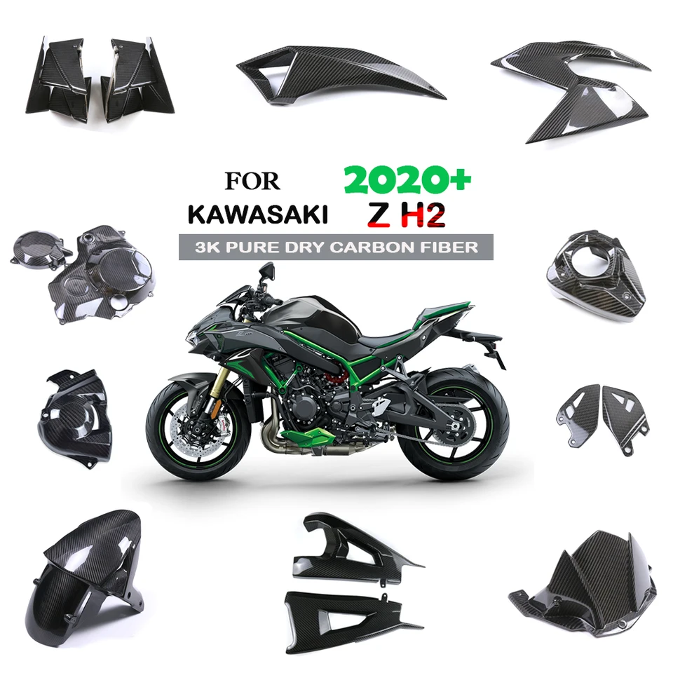For KAWASAKI Z H2 ZH2 2020+ 2021 2022 2025 2026 Fender Fuel Tank